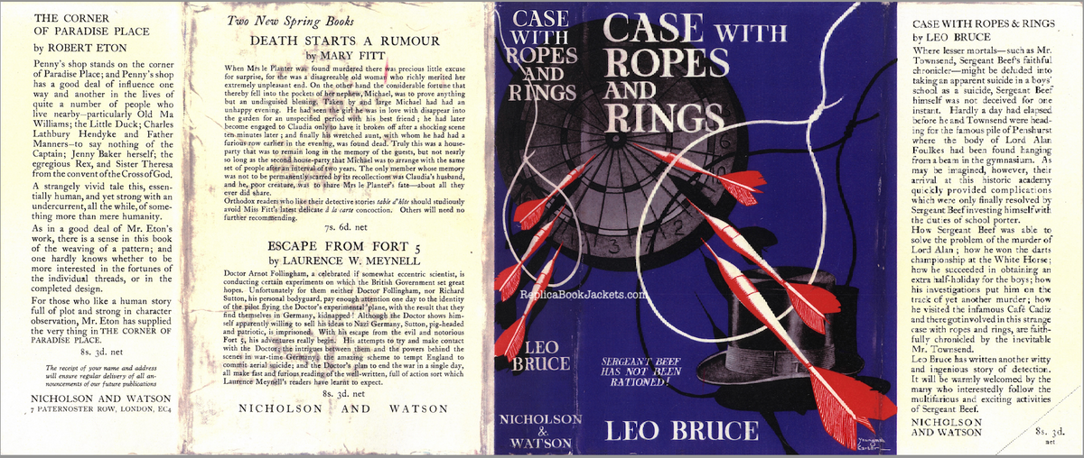 Bruce, Leo CASE WITH ROPES AND RINGS 1st UK 1940