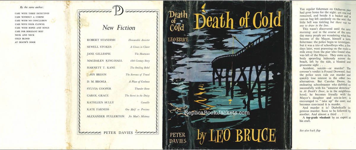 Bruce, Leo DEATH OF COLD 1st UK 1956