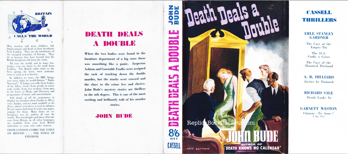 Bude, John DEATH DEALS A DOUBLE 1st UK 1943