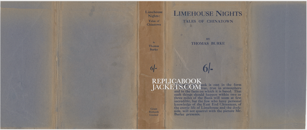 Burke, Thomas LIMEHOUSE NIGHTS : Tales of Chinatown 1st UK 1916