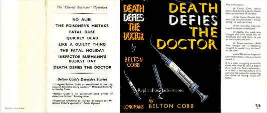 Cobb, Belton DEATH DEFIES THE DOCTOR. 1st UK 1939