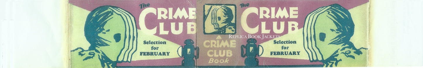 COLLINS CRIME CLUB WIDE WRAP-AROUND BAND FEBRUARY 1931
