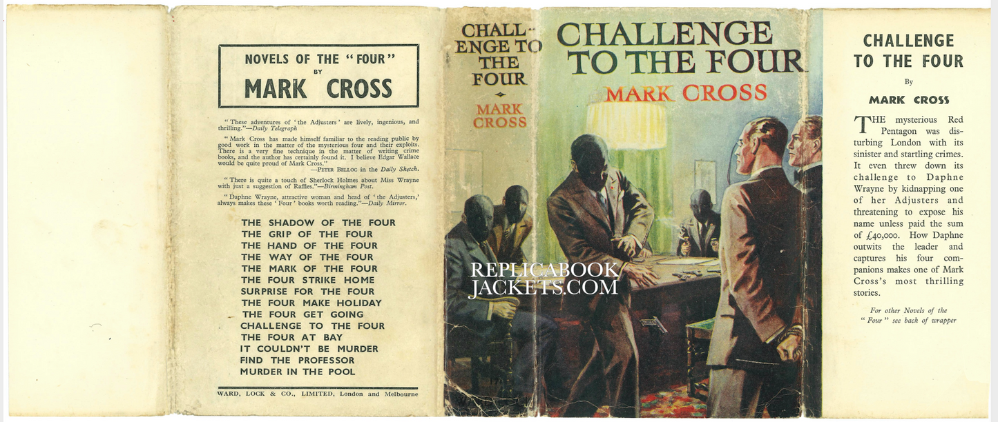 Cross, Mark CHALLENGE TO THE FOUR 1st or early printing UK 1939