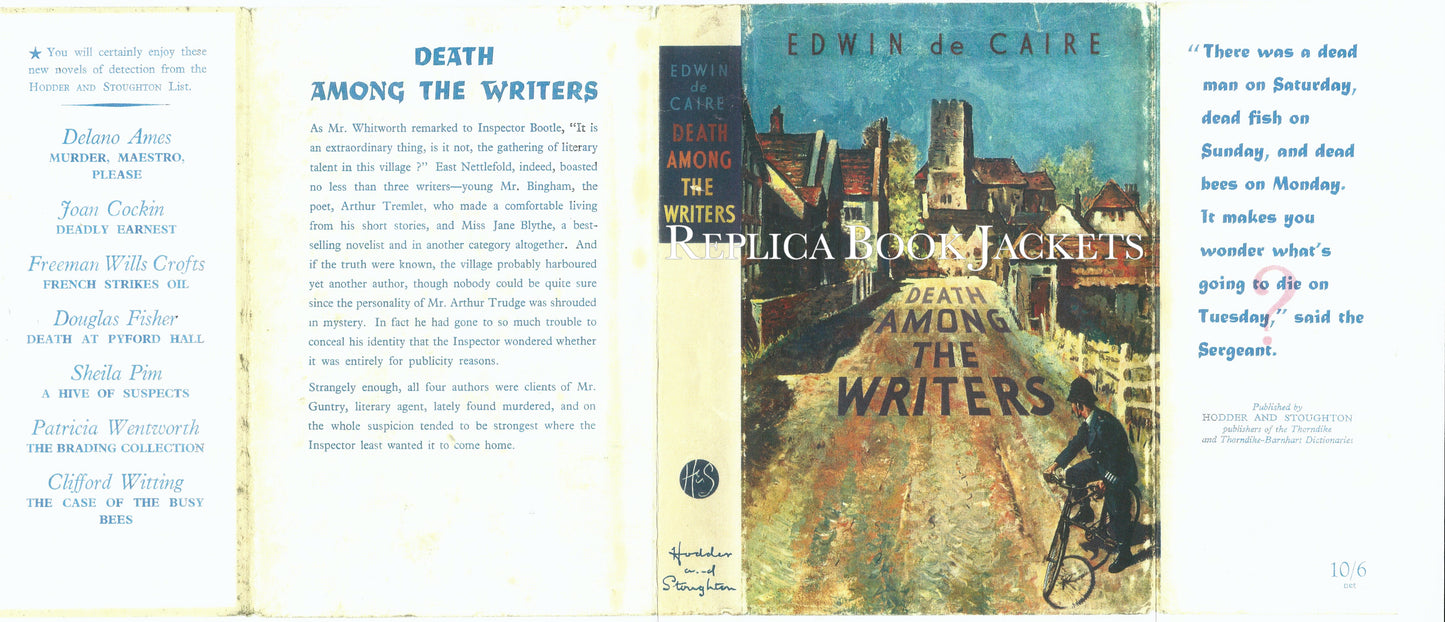 De Caire, Edwin DEATH AMONG THE WRITERS 1st UK 1952