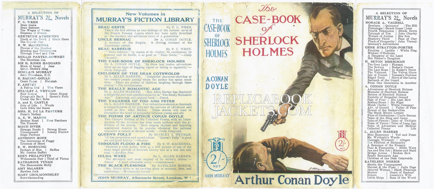 Doyle, Arthur Conan THE CASE-BOOK OF SHERLOCK HOMES Cheap Printing 1929