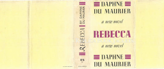 Du Maurier, Daphne REBECCA 1st UK 1938