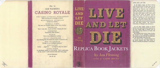 Fleming, Ian. LIVE AND LET DIE 1st UK 1954