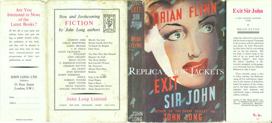 Flynn, Brian EXIT SIR JOHN 1st UK 1947