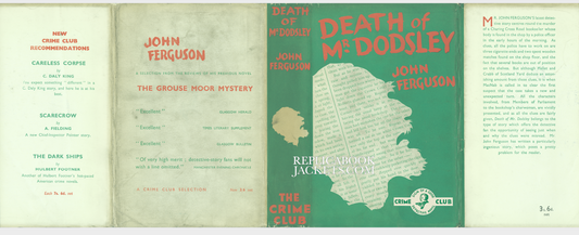 Ferguson, John DEATH OF MR. DODSLEY 1st UK 1938