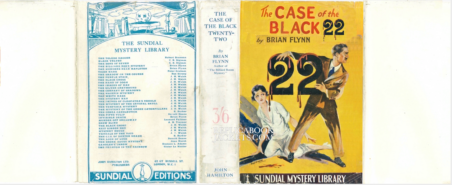 Flynn, Brian THE CASE OF THE BLACK 22 1st UK 1928