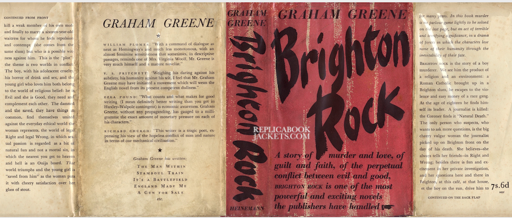 Greene, Graham BRIGHTON ROCK 1st UK 1938