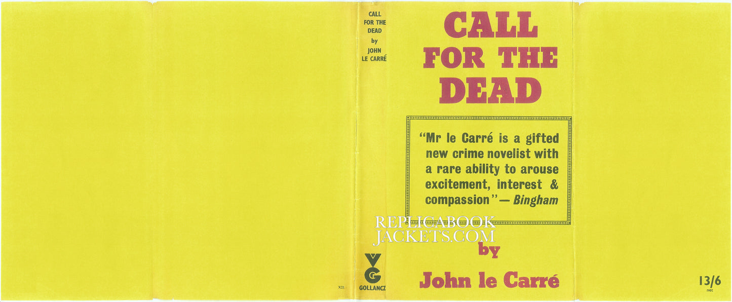 Le Carre, John. CALL FOR THE DEAD 1st UK 1961