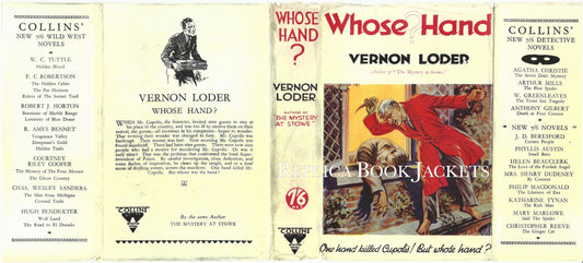 Loder, Vernon. WHOSE HAND? 1st UK 1929