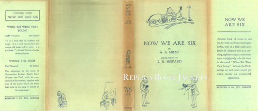 Milne, A.A. NOW WE ARE SIX 1st UK 1927