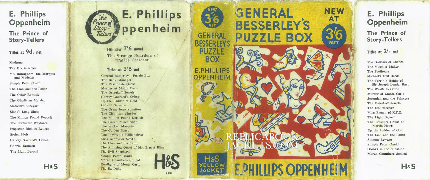 Oppenheim, E. Phillips. GENERAL BESSERLEY'S PUZZLE BOOK 1st UK 1935