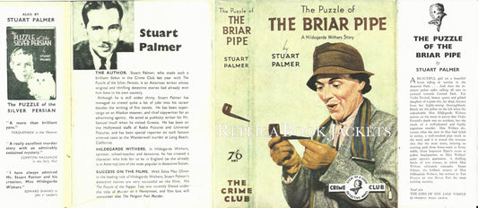 Palmer, Stuart. THE PUZZLE OF THE BRIAR PIPE 1st UK 1936
