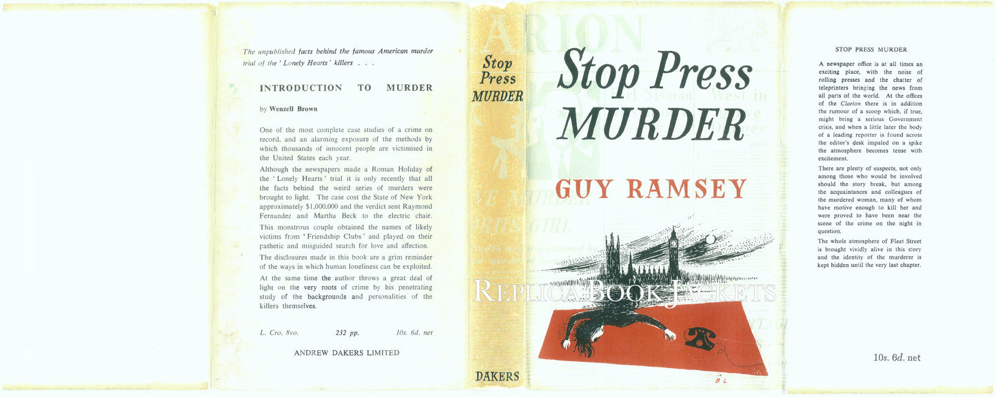 Ramsey, Guy. STOP PRESS MURDER 1st UK 1953