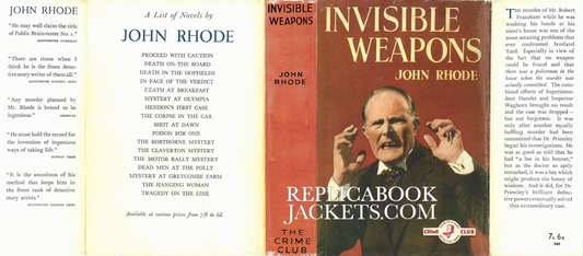 Rhode, John INVISIBLE WEAPONS 1st UK 1938