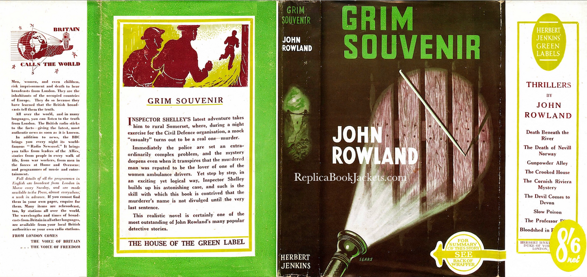 Rowland, John GRIM SOUVENIR 1st UK 1944