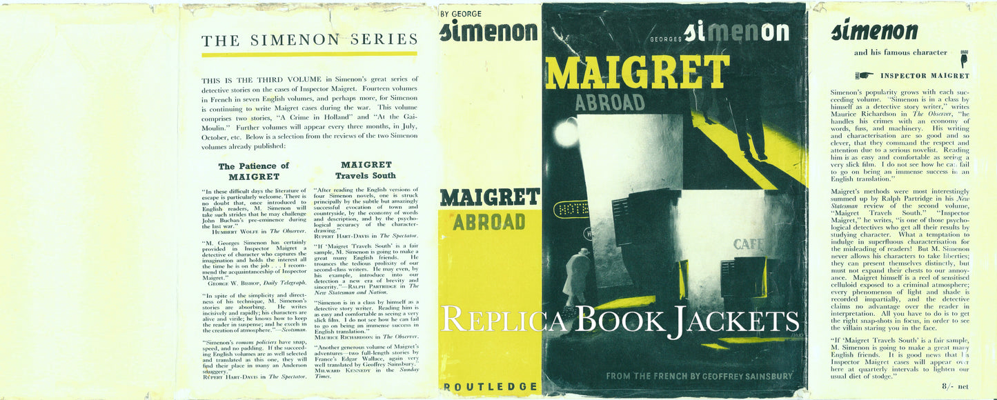 Simenon, Georges. MAIGRET ABROAD 1st UK 1940