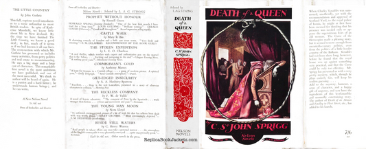 St. John Sprigg, C. DEATH OF A QUEEN 1st UK 1935