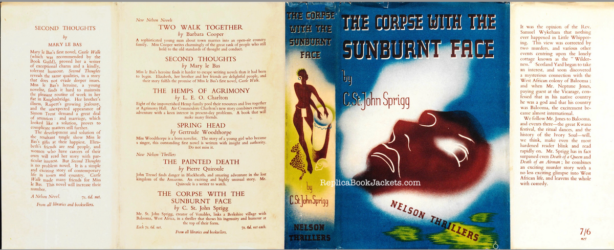 St. John Sprigg, C. THE CORPSE WITH THE SUNBURNT FACE 1st UK 1935