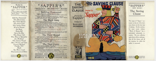 Sapper THE SAVING CLAUSE 1st UK 1927