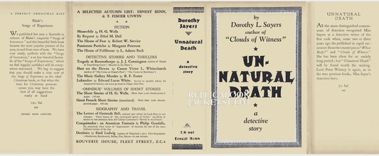 Sayers, Dorothy L. UNNATURAL DEATH 1st UK 1927