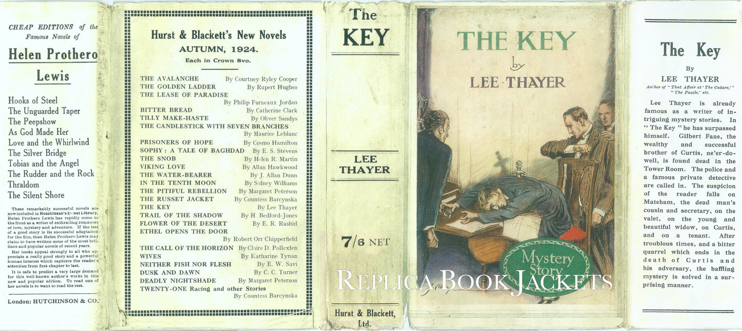 Thayer, Lee. THE KEY 1st UK 1924