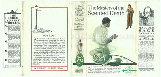 Vickers, Roy. THE MYSTERY OF THE SCENTED DEATH 1st UK 1921