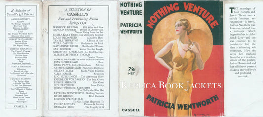 Wentworth, Patricia NOTHING VENTURE 1st UK 1932