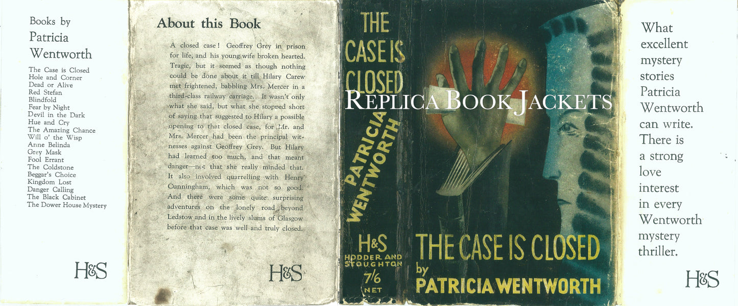 Wentworth, Patricia THE CASE IS CLOSED 1st UK 1937