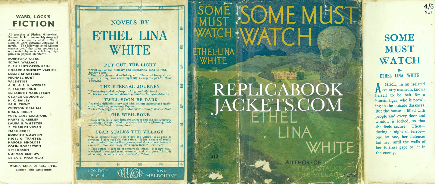 White, Ethel Lina. SOME MUST WATCH. Early reprint, c.1937
