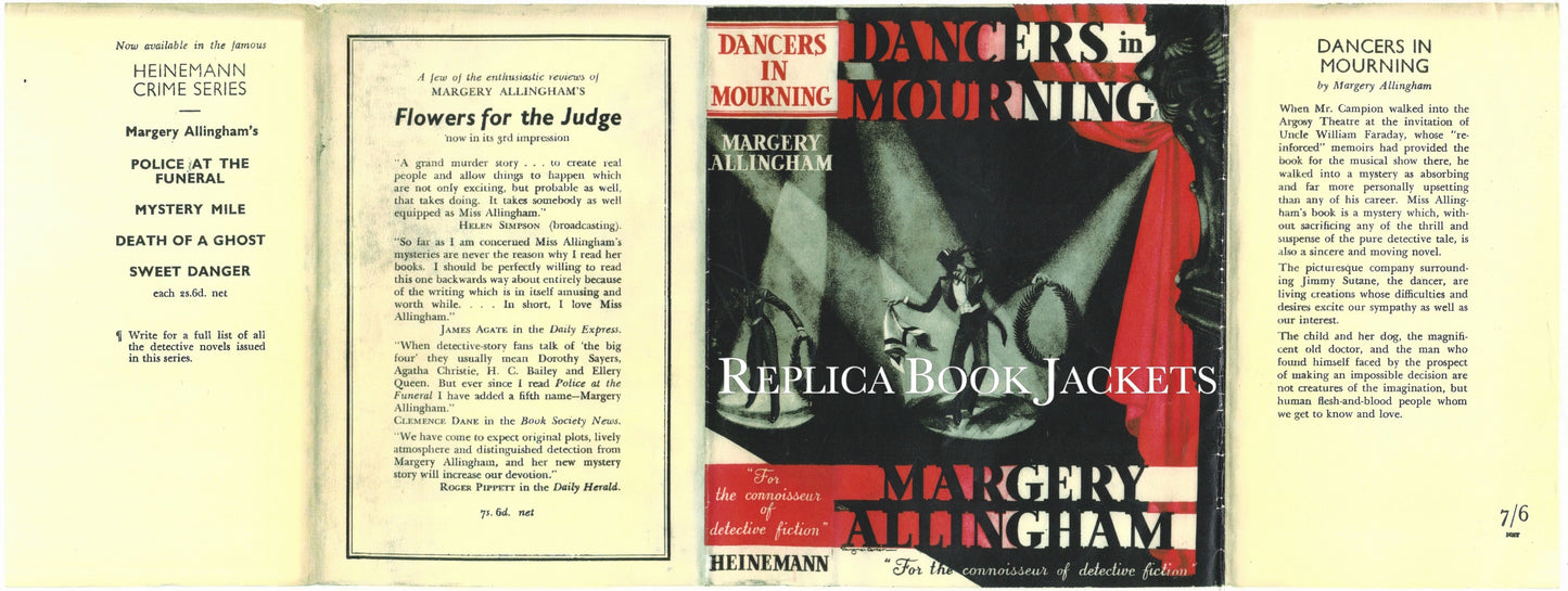 Allingham, Margery DANCERS IN MOURNING 1st UK 1937