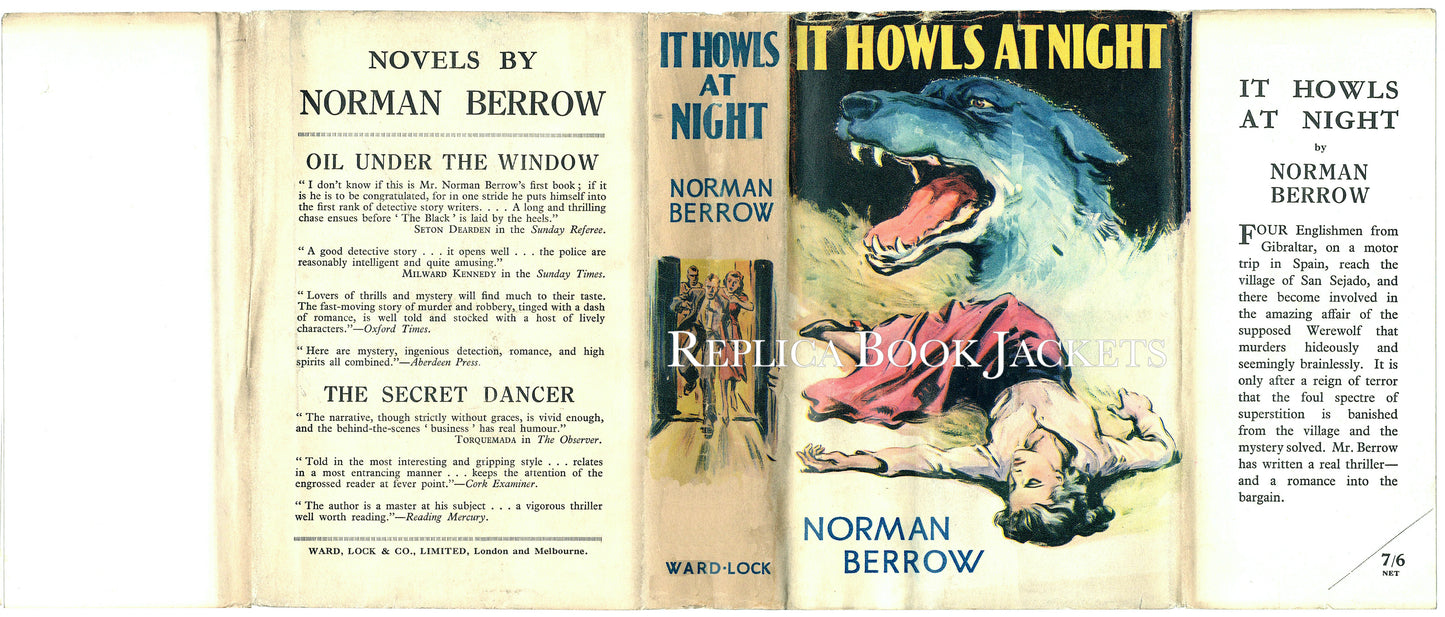 Berrow, Norman IT HOWLS AT NIGHT 1st UK 1937
