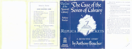 Boucher, Anthony THE CASE OF THE SEVEN OF CALVARY 1st UK 1937