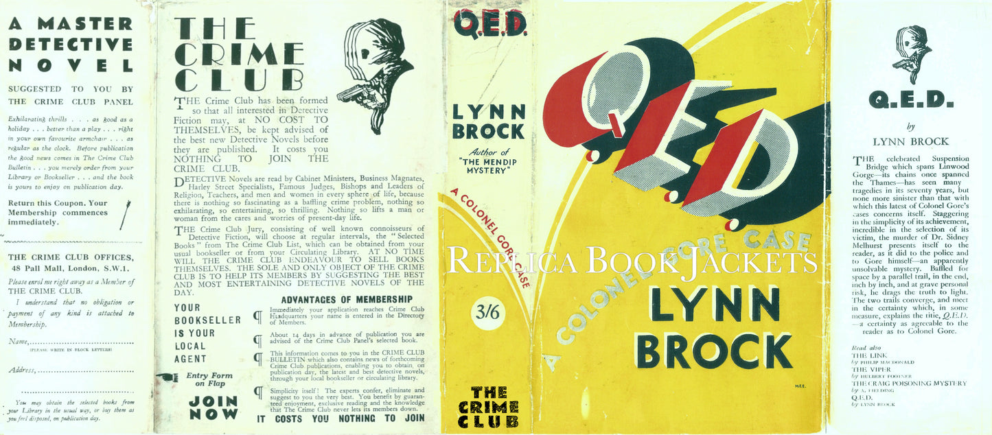 Brock, Lynn Q.E.D. 1st UK, second printing, 1930