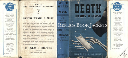 Browne, Douglas G. DEATH WEARS A MASK 1st UK 1940