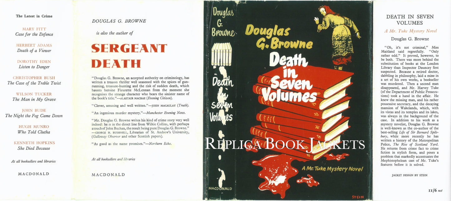 Browne, Douglas G. DEATH IN SEVEN VOLUMES 1st UK 1958
