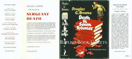 Browne, Douglas G. DEATH IN SEVEN VOLUMES 1st UK 1958