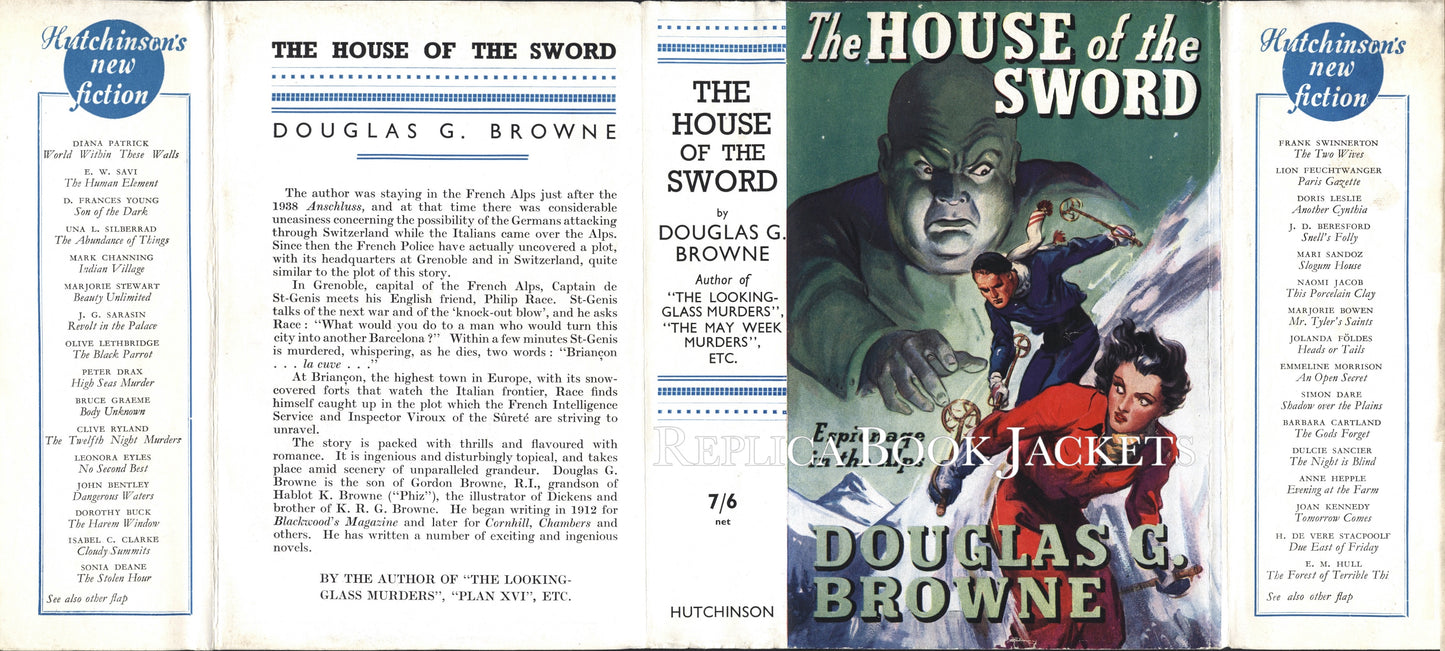 Browne, Douglas G. THE HOUSE OF THE SWORD 1st UK 1939