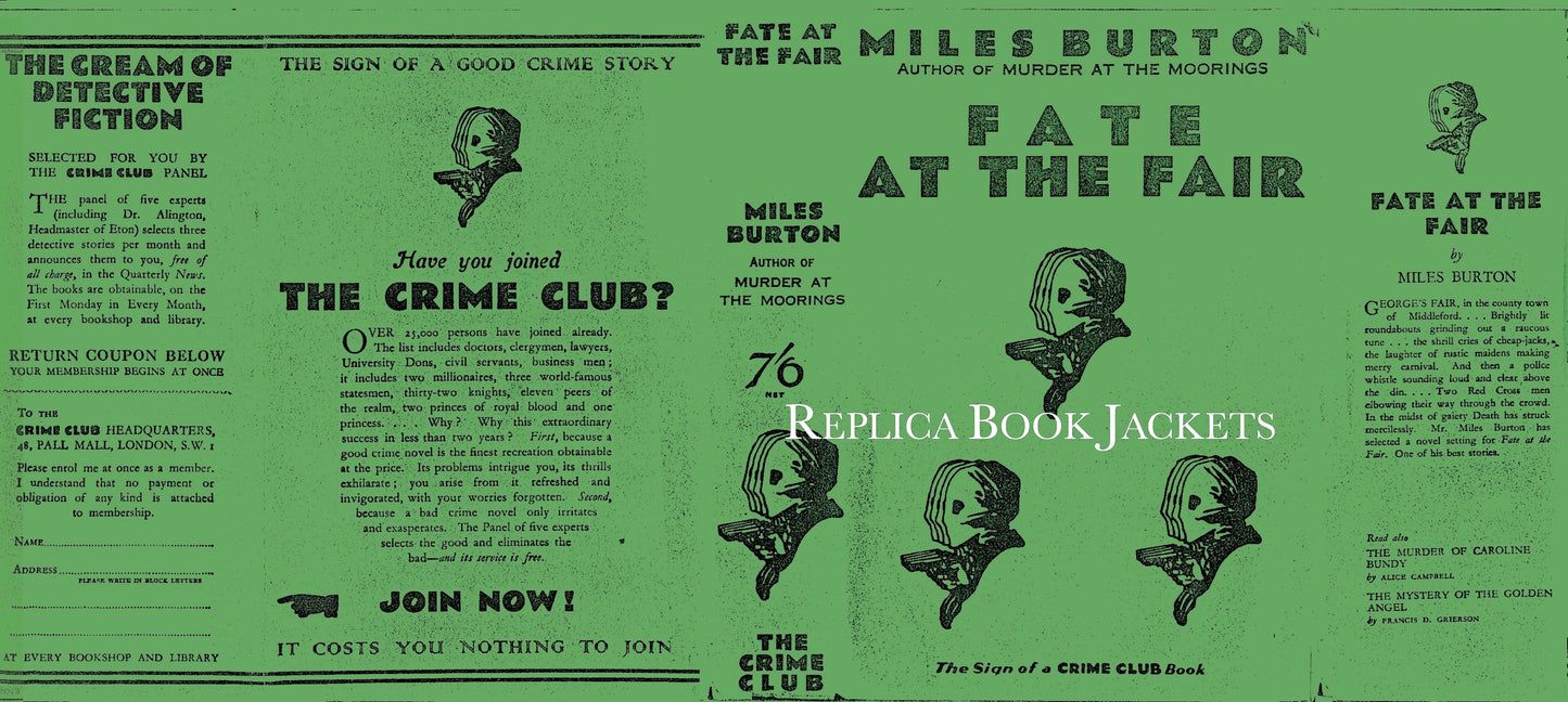 Burton, Miles FATE AT THE FAIR 1st UK 1933