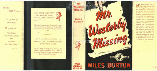 Burton, Miles MR. WESTERBY MISSING 1st UK 1940