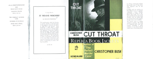Bush, Christopher CUT THROAT 1st UK 1932