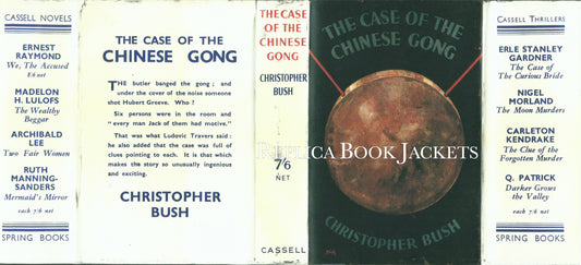 Bush, Christopher THE CASE OF THE CHINESE GONG 1st UK 1935