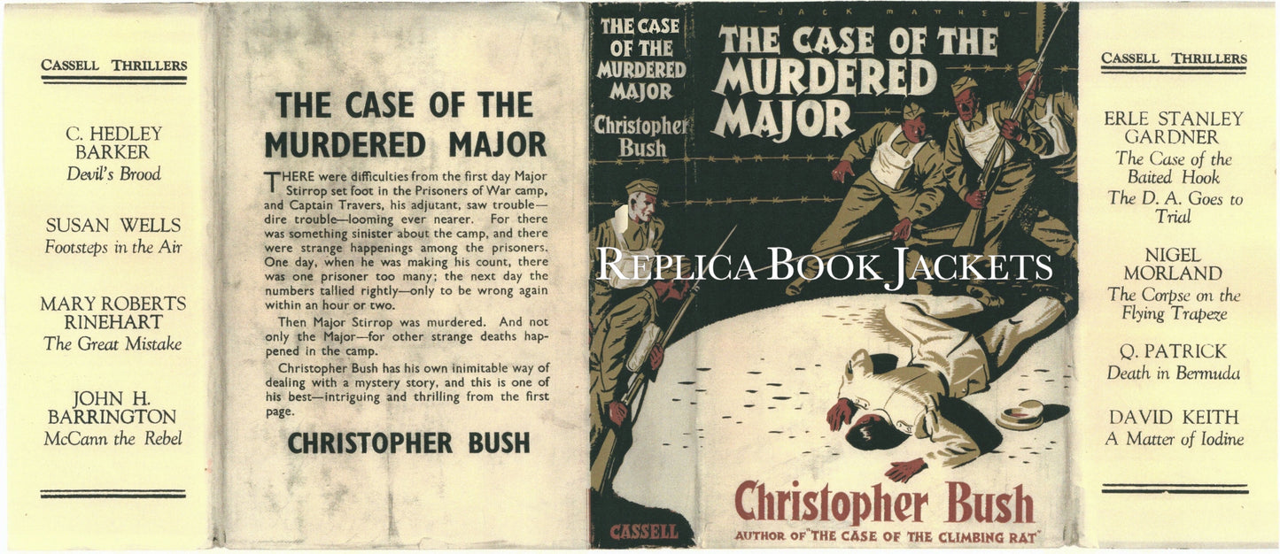 Bush, Christopher THE CASE OF THE MURDERED MAJOR 1st UK 1941