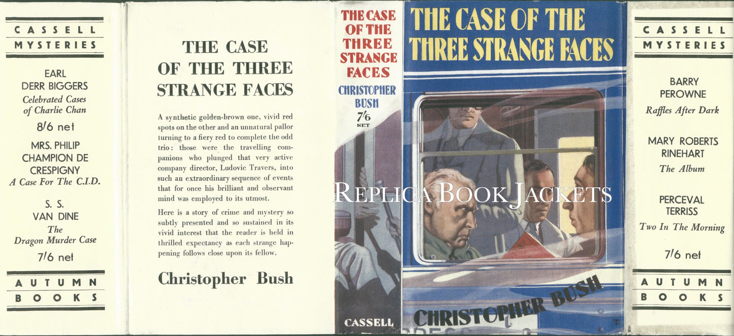 Bush, Christopher THE CASE OF THE THREE STRANGE FACES 1st UK 1933