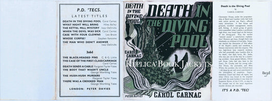 Carnac, Carol (a.k.a. E.C.R. Lorac) DEATH IN THE DIVING POOL 1st UK 1940