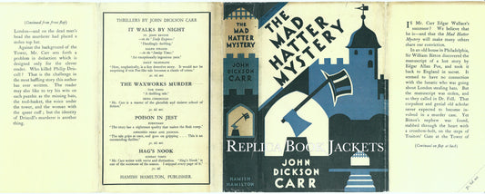 Carr, John Dickson THE MAD HATTER MYSTERY 1st UK 1933