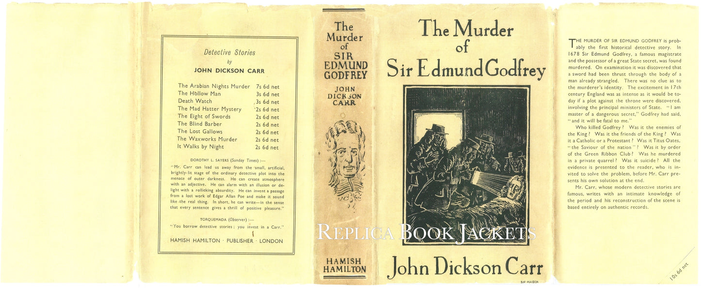 Carr, John Dickson THE MURDER OF SIR EDMUND GODFREY 1st UK 1936